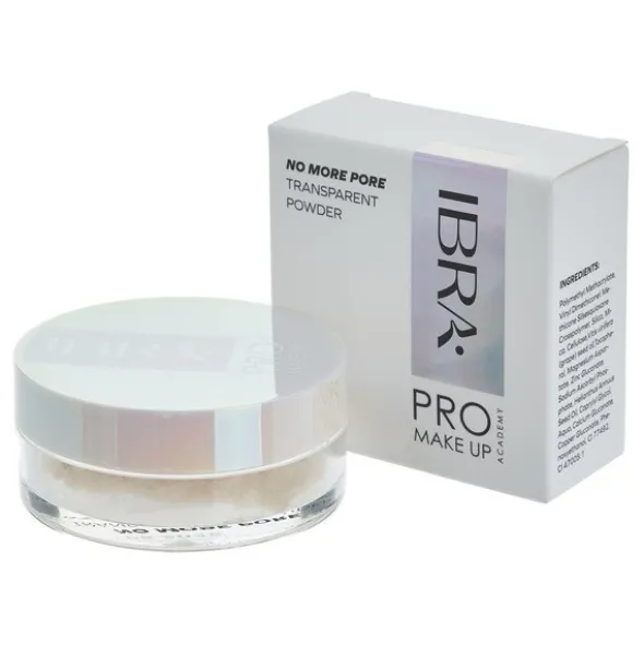 Ibra No More Pore Pro Makeup Academy, transparentny puder wygładzający, 5 g