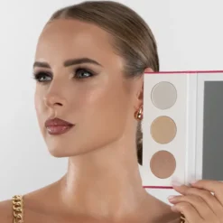 Ibra, paleta rozświetlaczy Glow Trio, 1 szt.