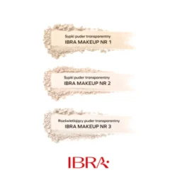 Ibra, sypki puder transparentny, nr 1, 12 g