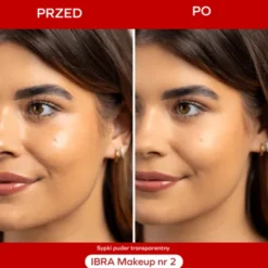 Ibra, sypki puder transparentny, nr 2, 12 g