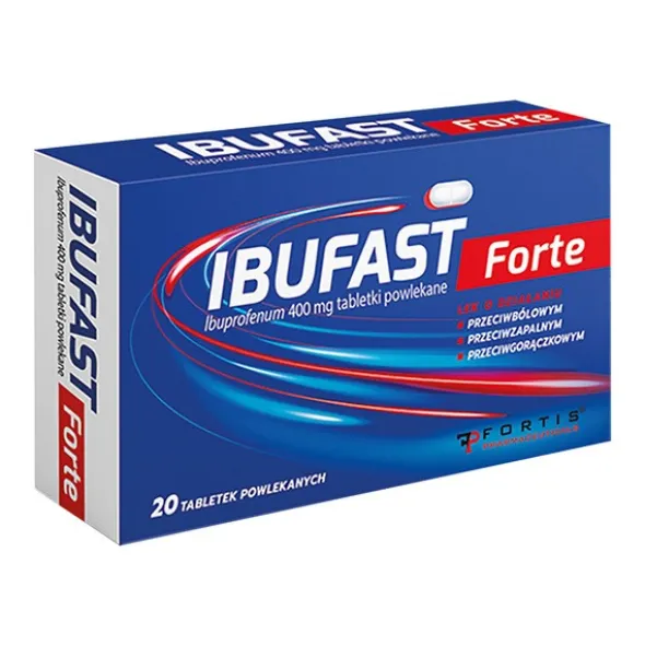 Ibufast Forte, 400 mg, tabletki powlekane, 20 szt.