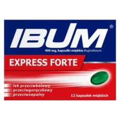 Ibum Express Forte, 400 mg, kapsułki miękkie, 12 szt.