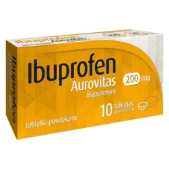 Ibuprofen Aurovitas, 200 mg, tabletki powlekane, 10 szt.