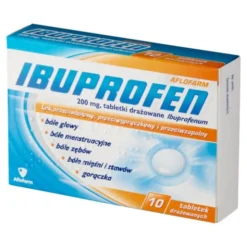 Ibuprofen, 200 mg, tabletki drażowane, 10 szt.