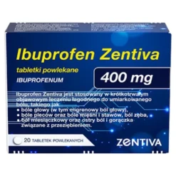 Ibuprofen Zentiva, 400 mg, tabletki powlekane, 20 szt.