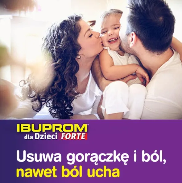 Ibuprom dla Dzieci Forte, 200 mg/5 ml, zawiesina doustna, 150 ml