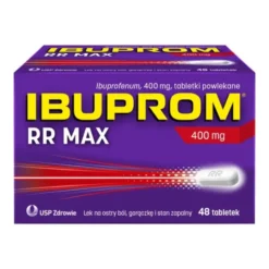Ibuprom RR Max (Ibuprom RR), 400 mg, tabletki powlekane, 48 szt. (butelka)