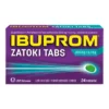 Ibuprom Zatoki Tabs, 200 mg+6,1 mg, tabletki drażowane, 24 szt.