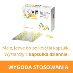 Ibuvit D3 2000+K2 MK-7 Omega 3, kapsułki, 30 szt.
