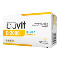 Ibuvit D3 2000+K2 MK-7 Omega 3, kapsułki, 30 szt.