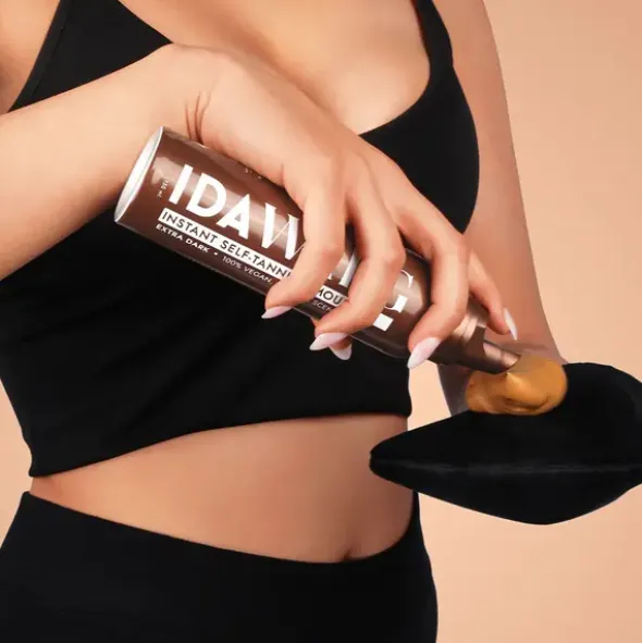 Ida Warg Tinted Self-Tanning Mousse, samoopalacz w musie do ciała, Extra Dark, 150 ml