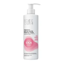 Idee Derm, łagodzący żel do mycia twarzy i oczu, 220 ml