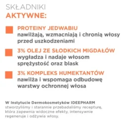Idee Derm, maska odbudowująca do włosów wysokoporowatych, 200 ml