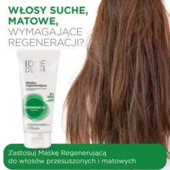 Idee Derm, maska regenerujące do włosów przesuszonych, 200 ml