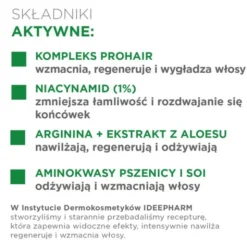 Idee Derm, maska regenerujące do włosów przesuszonych, 200 ml