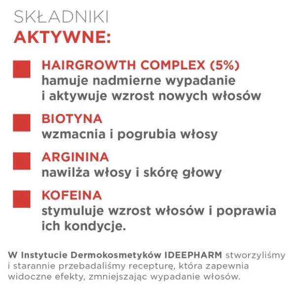 Idee Derm, wcierka przeciw wypadaniu włosów, 100 ml