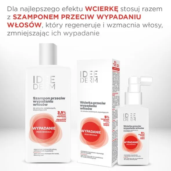 Idee Derm, wcierka przeciw wypadaniu włosów, 100 ml