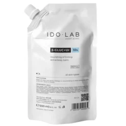 IDO LAB B-GLUC+Ur, Refill, rewitalizujący, aktywny balsam do ciała, 500 ml