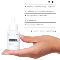 IDO LAB Velvet Boost, serum wygładzające i liftingujące, 30 ml