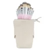 Ilu Basic Zestaw 10 pędzli do makijażu + etui, różowy