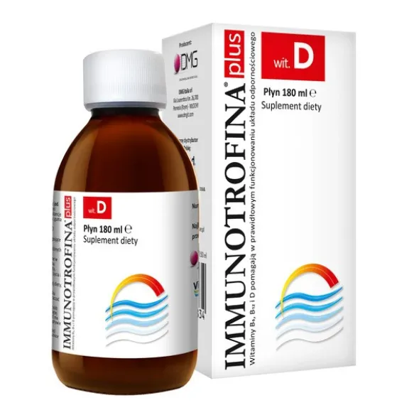 Immunotrofina plus D, płyn, 180 ml