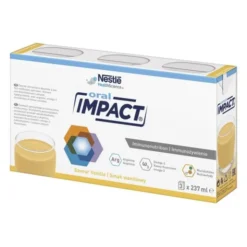 Impact Oral, smak waniliowy, płyn, 3 x 237 ml