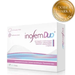 Inofem Duo, tabletki, smak malinowy, 24 szt.