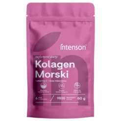 Intenson Kolagen morski + Witamina C + kwas hialuronowy, proszek, 60 g