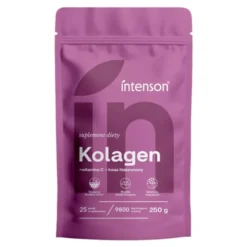 Intenson Kolagen + Witamina C + kwas hialuronowy, proszek, 250 g