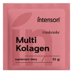 Intenson Multi Kolagen, proszek, smak truskawkowy, 11 g