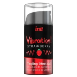 Intt Vibration! Strawberry, żel stymulujący, 15 ml