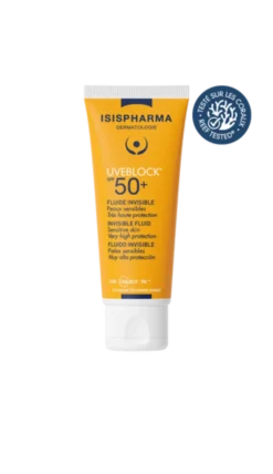 ISISPHARMA UVEBLOCK FLUID SPF 50+, lekki krem do skóry suchej, bezbarwny, 40ml