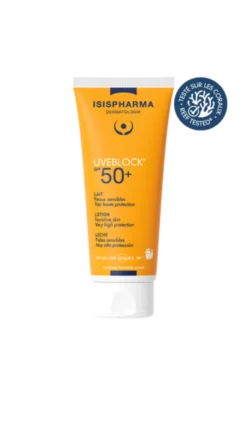 ISISPHARMA UVEBLOCKLOTION SPF 50+, mleczko do twarzy i ciała, 100ml