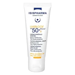 ISISPHARMA UVEBLOCK MINERAL SPF 50+, krem mineralny koloryzujący, 40ml