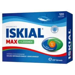 Iskial MAX + Czosnek, kapsułki, 120 szt.