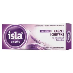 Isla Cassis, pastylki do ssania, 30 szt.