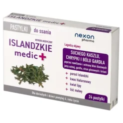 Islandzkie medic +, pastylki do ssania, 24 szt.