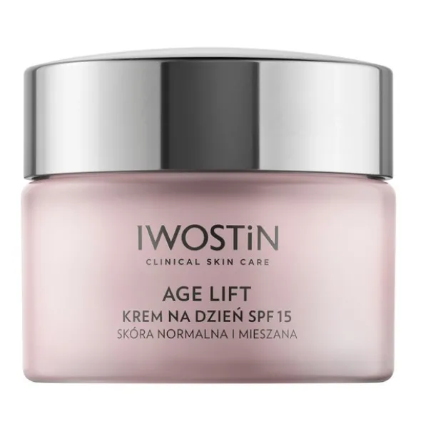 Iwostin Age Lift, krem na dzień do skóry normalnej i mieszanej, SPF 15, 40+, 50 ml