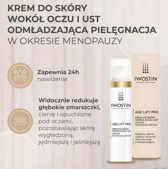 Iwostin Age Lift Pro, krem do skóry wokół oczu i ust, 15 ml