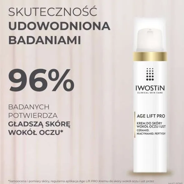 Iwostin Age Lift Pro, krem do skóry wokół oczu i ust, 15 ml