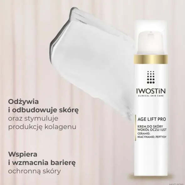 Iwostin Age Lift Pro, krem do skóry wokół oczu i ust, 15 ml