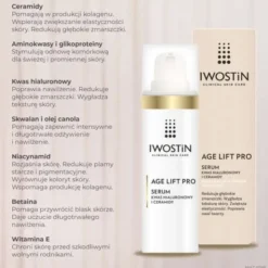 Iwostin Age Lift Pro, serum z kwasem hialuronowym i ceramidami, 30 ml