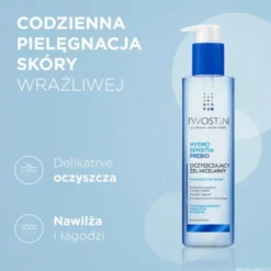 Iwostin Hydro Sensitia Prebio, oczyszczający żel micelarny, 200 ml