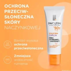Iwostin Solecrin Capillin, krem ochronny, SPF 50+, 50 ml