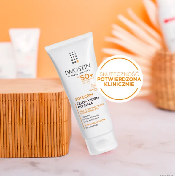Iwostin Solecrin, żelowy krem do ciała SPF50+, 200 ml