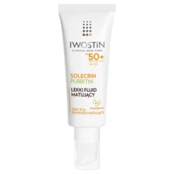 Iwostin Solecrin Purritin, lekki fluid matujący SPF 50+, 40 ml