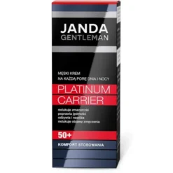 Janda Gentleman, Platinum Carrier 50+, męski krem na każdą porę dnia i nocy, 50 ml