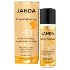 Janda Parasol Słoneczny SPF 50, nawilżająco-kojący krem do twarzy, 50 ml