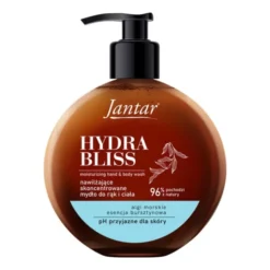 Jantar Hydra Bliss, nawilżające mydło do rąk i ciała, 400 ml