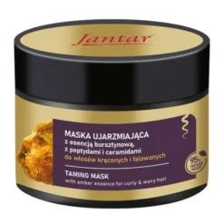 Jantar, maska ujarzmiająca z esencją bursztynową do włosów kręconych i falowanych, 200 ml